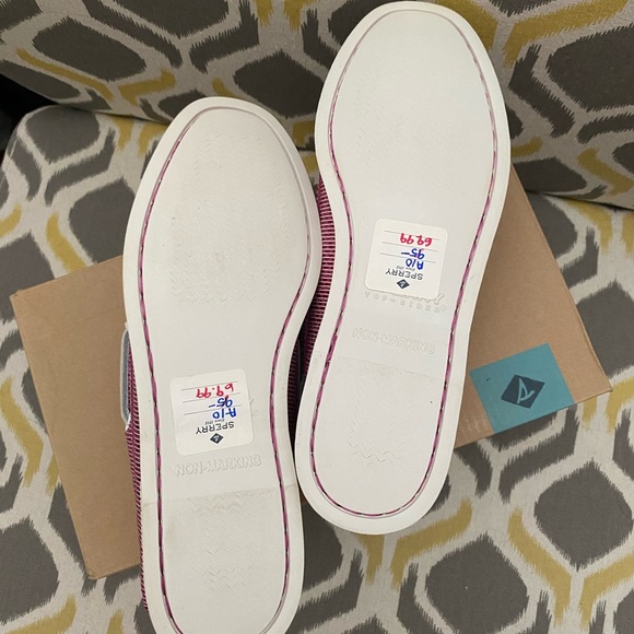 Sperry Top-Sider Pink Boat Shoes - Picture 4 of 5